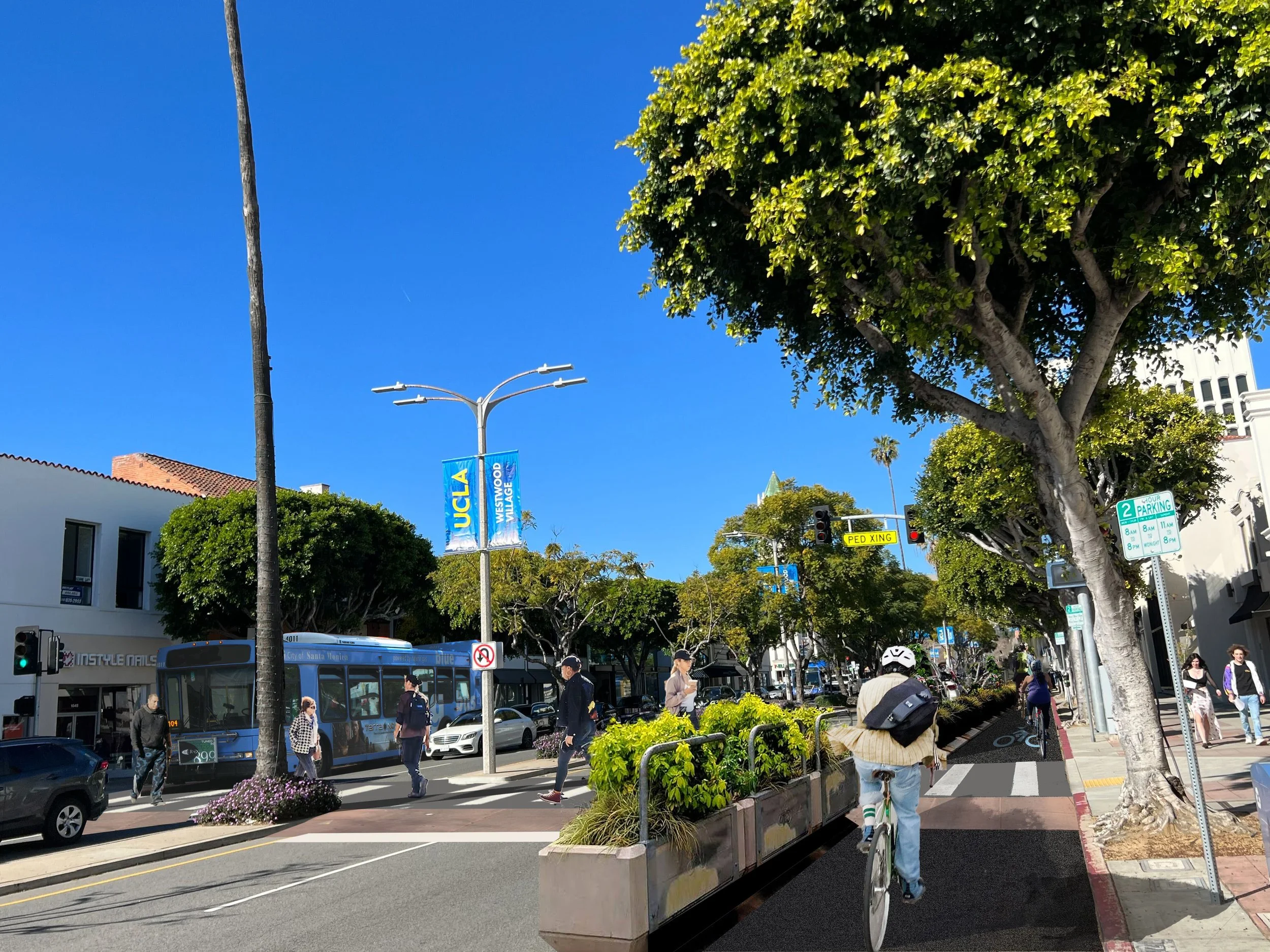 Westwood Blvd after